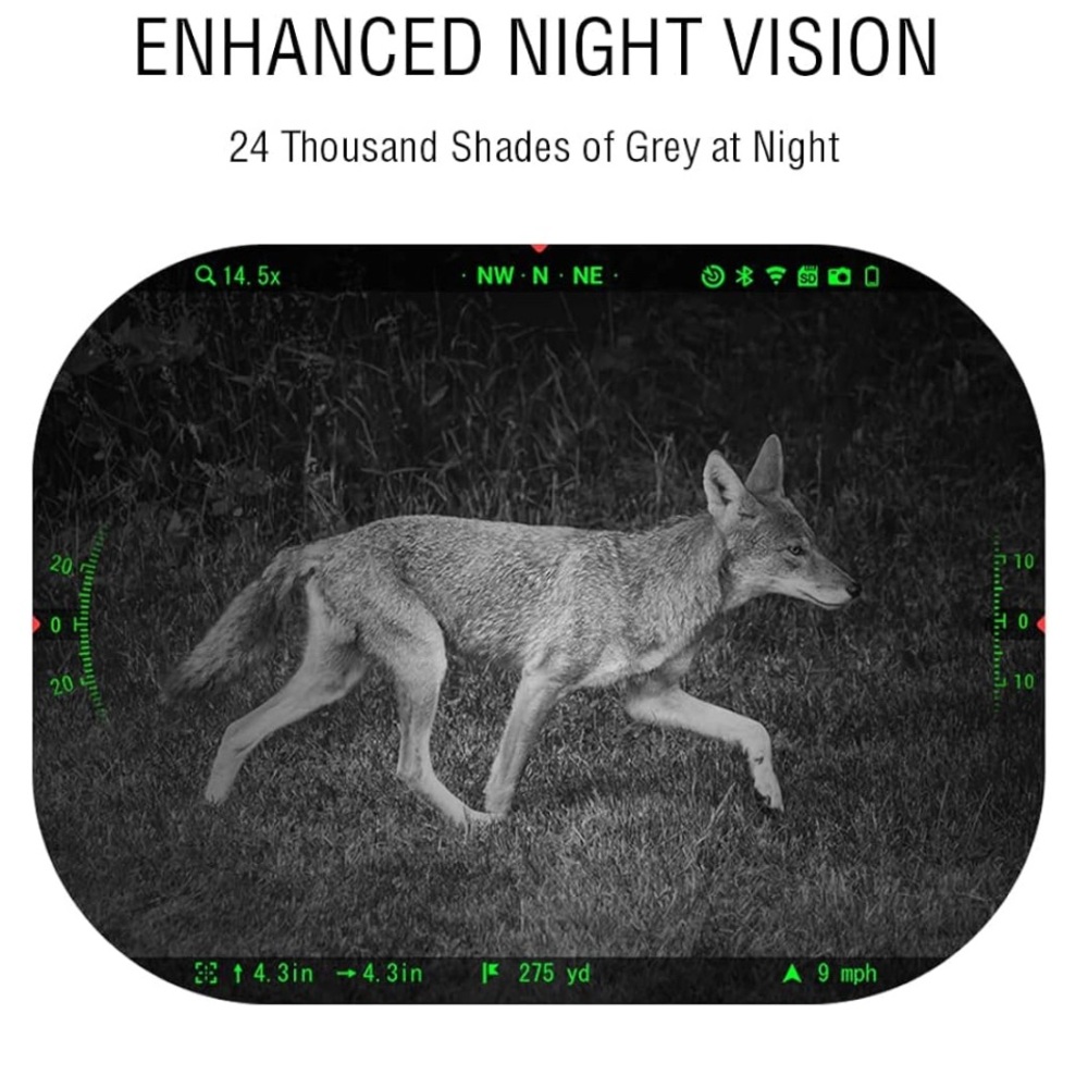 Ultra HD 4K+ Smart Black Day & Night Vision Rifle Scope - Picture 11 of 13